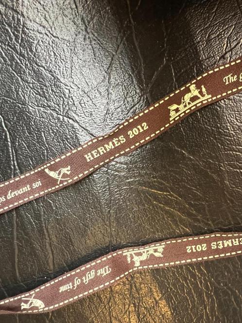 riempje (koordje) hermes 2012, Kleding | Dames, Riemen en Ceinturen, Zo goed als nieuw, Tailleriem, Bruin, Ophalen of Verzenden