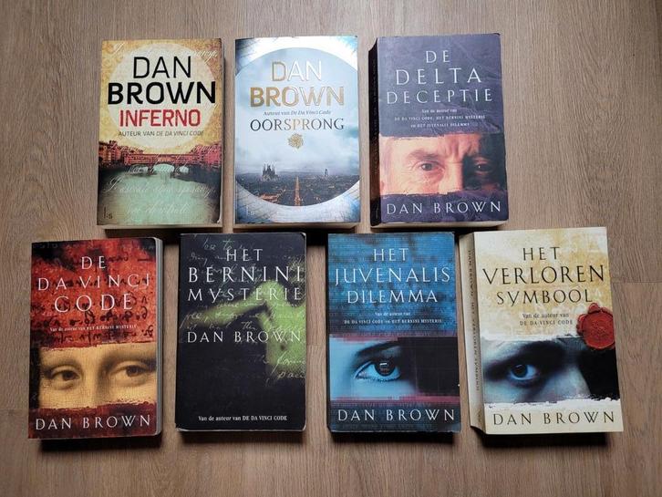 Dan Brown boeken, Boeken, Stock en Verzamelingen, Zo goed als nieuw, Ophalen of Verzenden