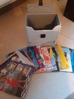 serie single vinylplaten in plastic platenbox, Gebruikt, Ophalen of Verzenden