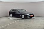 (2BRK176) BMW 5 TOURING, Auto's, BMW, Automaat, Euro 6, Leder en Stof, Zwart