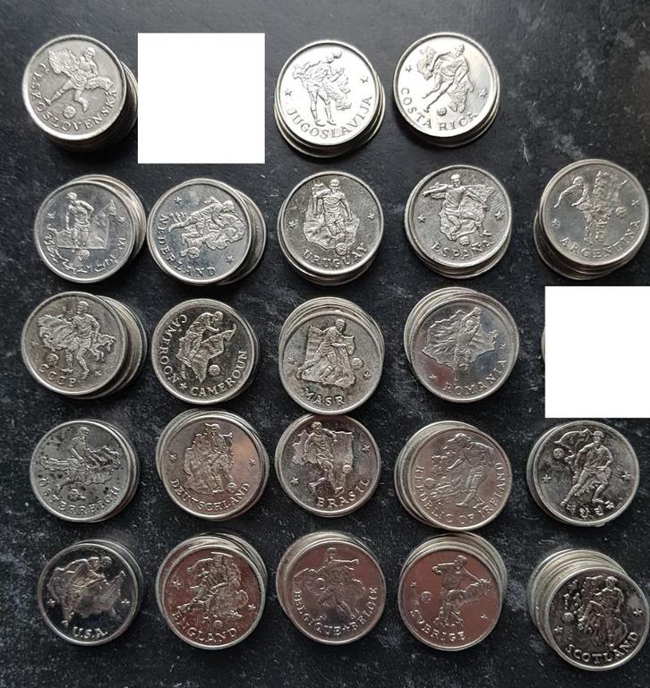 Italie Coupe du Monde 1990 - Collection de Médailles, Verzamelen, Sportartikelen en Voetbal, Gebruikt, Overige typen, Ophalen of Verzenden