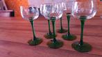 Lot 6 beaux verres à vin blanc d'Alsace., Ophalen, Zo goed als nieuw