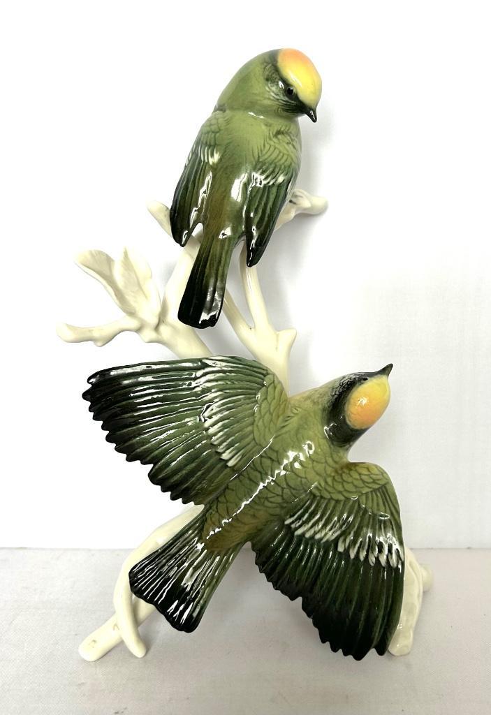 Karl Ens porselein Volkstedt - vuurgoudhaantjes antiek, Antiquités & Art, Antiquités | Porcelaine, Enlèvement ou Envoi