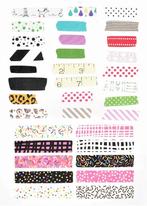 Stickers : gekleurde washi-tape stickers- NIEUW, Enlèvement ou Envoi, Neuf, Autres types