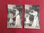 2  OUDE  POSTKAARTEN VAN  1907, Verzamelen, Postkaarten | Themakaarten, Gelopen, Kinderen, Ophalen of Verzenden, Voor 1920