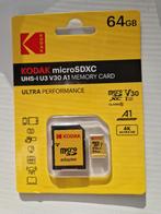 Carte microSD Kodak 64 GB – Classe 10 – Très bon état, Audio, Tv en Foto, Foto | Geheugenkaarten, Ophalen of Verzenden, MicroSD