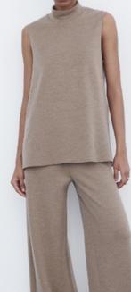 Nieuwe beige tanktop met trui van ZARA S, Kleding | Dames, Beige, Nieuw, Ophalen of Verzenden, Maat 36 (S)