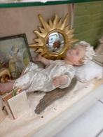 Antiek Gipse Kindje Jezus , Zéér Oud , VERKOCHT, Enlèvement ou Envoi