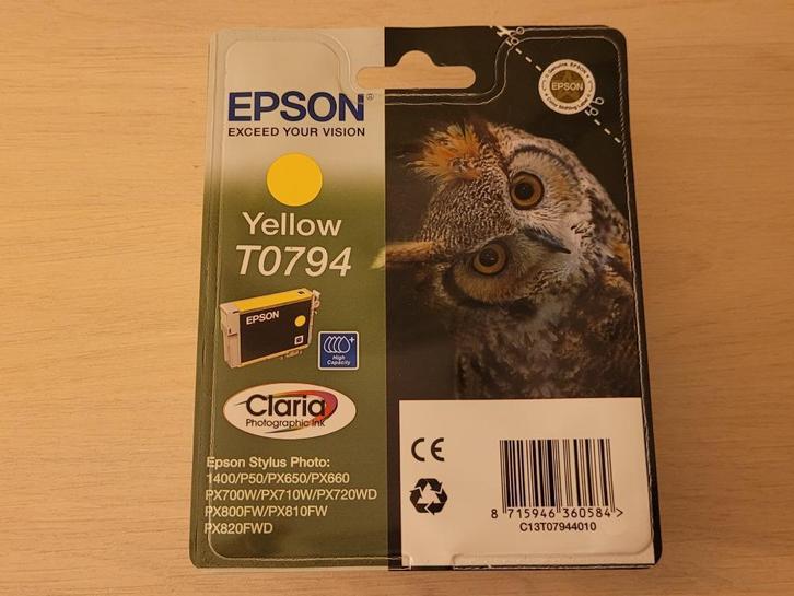 EPSON T0794 GELE INKTCARTRIDGE, Computers en Software, Printerbenodigdheden, Nieuw, Toner, Ophalen of Verzenden