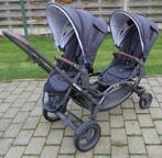 Dubbele buggy Abc Zoom Design, Kinderen en Baby's, Buggy's, Ophalen, Zo goed als nieuw, Overige merken, Zonnekap