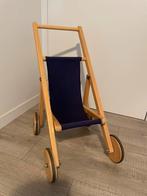 Stevige houten poppen buggy, Ophalen