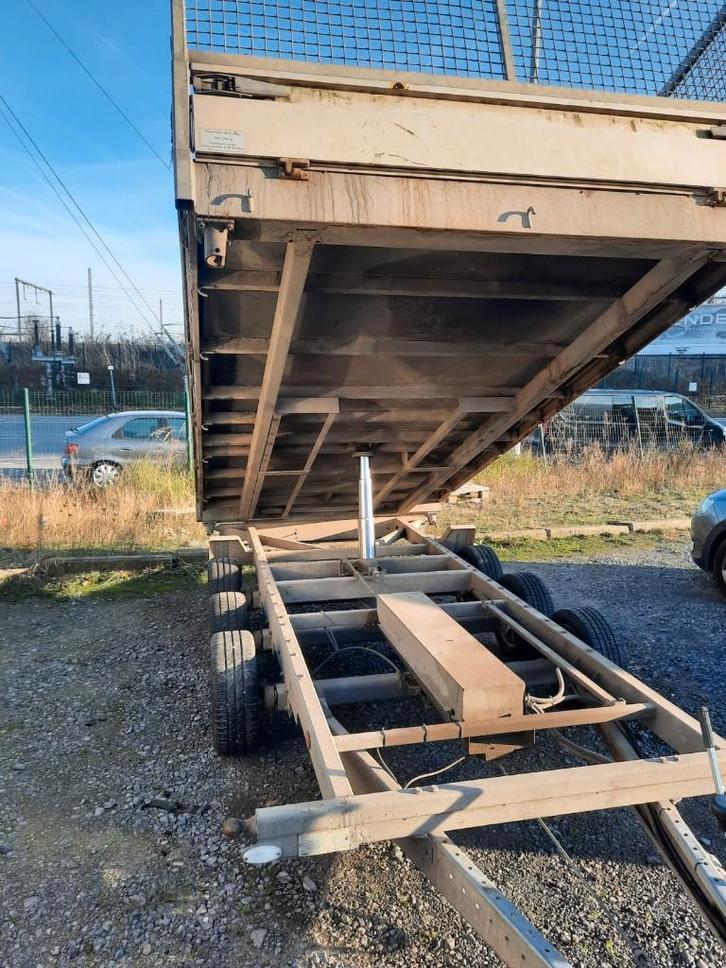 3 ass Kipper 405x205 met loofrekken: Henra, Autos : Divers, Remorques, Utilisé, Enlèvement