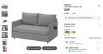 IKEA FRIDHULT fauteuil, Huis en Inrichting, Fauteuils, Ophalen, Gebruikt, 75 tot 100 cm, 125 cm of meer