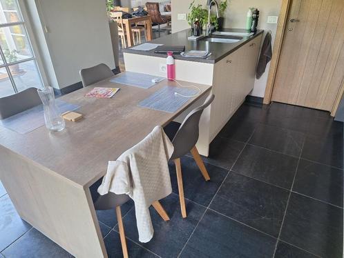 keuken, Huis en Inrichting, Keuken | Complete keukens, Zo goed als nieuw, Dubbelwandige keuken, Crème, Composiet, Ophalen