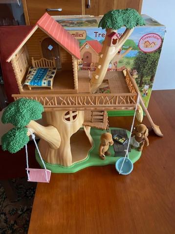 Sylvanian 2882 Boomhut, familie en accessoires