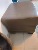 Poef in leder, Huis en Inrichting, Ophalen