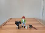 PlayMobil femme et Dogues allemands - complet, Enlèvement ou Envoi, Comme neuf, Ensemble complet