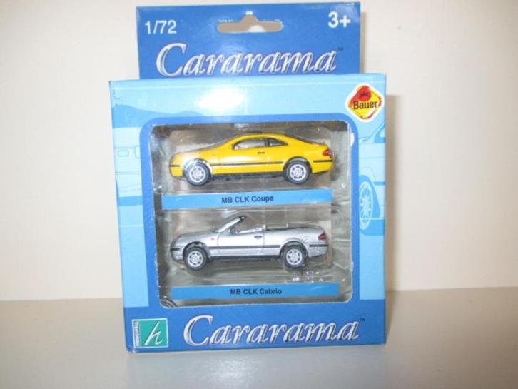 Cararama / 2 Mercedes CLK / 1:72 / Mint in boxes, Hobby & Loisirs créatifs, Voitures miniatures | Échelles Autre, Neuf, Voiture