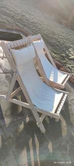Tuin ligstoelen, Tuin en Terras, Ophalen, Hout