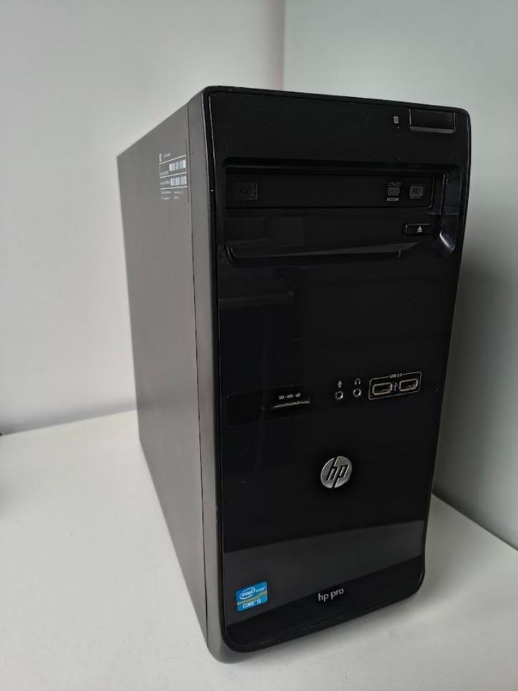 HP desktop Intel Proc i5 computer in goede staat + Win11, Computers en Software, Desktop Pc's, Gebruikt, 2 tot 3 Ghz, HDD, SSD