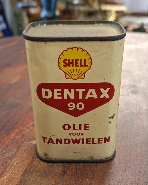 Tof blik van Shell, Dentax 90 olie voor tandwielen😎, Verzamelen, Blikken, Zo goed als nieuw, Ophalen of Verzenden