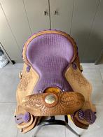 Western Zadel Light Purple (Zacht paars) 16 Inch, Dieren en Toebehoren, Ophalen, Western