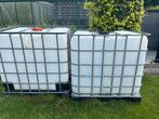 IBC vaten (2x) 1000 liter, Ophalen, Gebruikt, Overige materialen, Met kraantje
