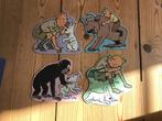 4 puzzles Tintin "Attitudes animaux", Moins de 10 pièces, Enlèvement, Utilisé, 2 à 4 ans