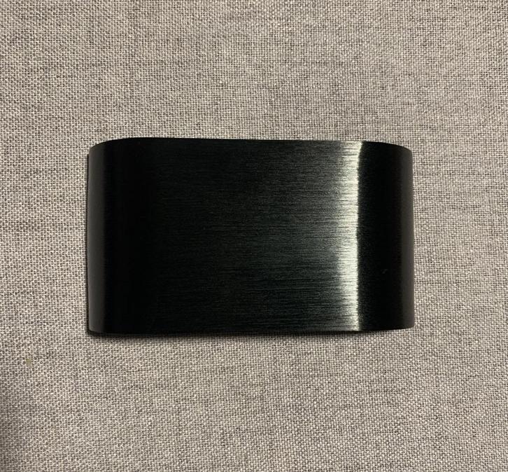 2 stuks ‘Moderne LED Wall Lampen’ - geborsteld zwart, Huis en Inrichting, Lampen | Wandlampen, Nieuw, Ophalen of Verzenden