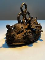 antique Chinese scolar's object bronzen schrijftafelhouder, Ophalen of Verzenden