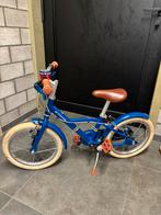 FIETS 16 INCH 4,5-6 JAAR 900 CITY BLAUW B'TWIN, Fietsen en Brommers, Fietsen | Kinderfietsjes, Ophalen, Zo goed als nieuw