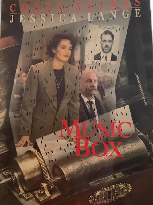 Music Box avec Jessica Lange - Dossier de Presse, Collections, Cinéma & Télévision, Comme neuf, Film, Enlèvement ou Envoi