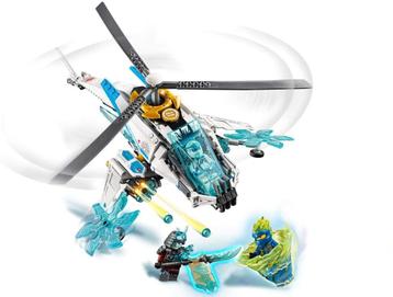 Lego Ninjago Churicopter 70673 complet
