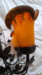 Art Deco kroonluchter met glaspasta, Ophalen