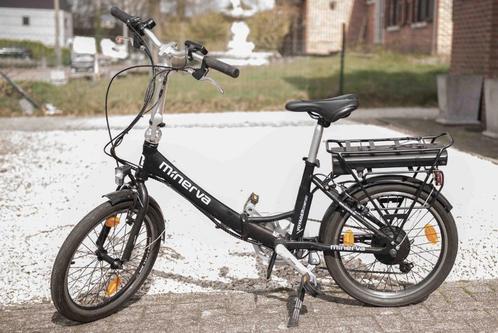 Electrische vouwfiets Minerva, Fietsen en Brommers, Fietsen | Vouwfietsen, Zo goed als nieuw, Overige merken, 18 tot 20 inch, Totaal opvouwbaar