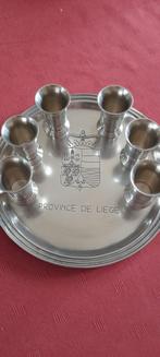 Potstainiers hutois - Service à alcool, Antiek en Kunst, Antiek | Tin, Ophalen