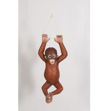 Hanging Baby Oranutan – Orang Oetan beeld Lengte 75 cm