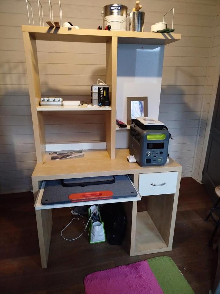 Computer en bureau meubel Ikea Mikael, Maison & Meubles, Bureaux, Utilisé, Bureau, Enlèvement