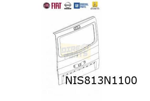 Nissan NV300 achterklep (X82) (8/14-2/22) Origineel! 9345584, Autos : Pièces & Accessoires, Carrosserie & Tôlerie, Haillon arrière