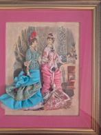 Mode kadertje uit 19de eeuwen, Antiek en Kunst, Ophalen