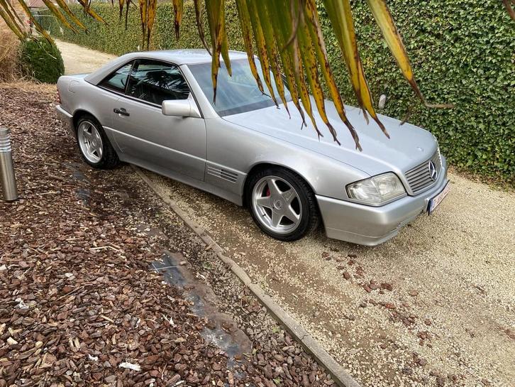 Mercedes sl r129-lpg, Auto's, Mercedes-Benz, Particulier, SL, Radio, LPG, Cabriolet, 2 deurs, Automaat, Zwart, Ophalen