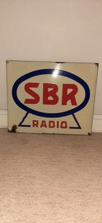 SBR RADIO emaillebord 1947, Verzamelen, Ophalen, Zo goed als nieuw