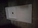 Vintage porseleinen gootsteen/wasbak- retro porcelain sink, Ophalen