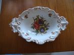 Vintage, decoratieve schaal met anemonen, Ophalen of Verzenden