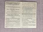 Oorlogsslachtoffer Mulle Pittem terechtgesteld 1943 Duitsl., Verzamelen, Bidprentje, Verzenden