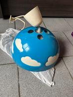 Hanglamp blauw met wolken, Ophalen, Zo goed als nieuw