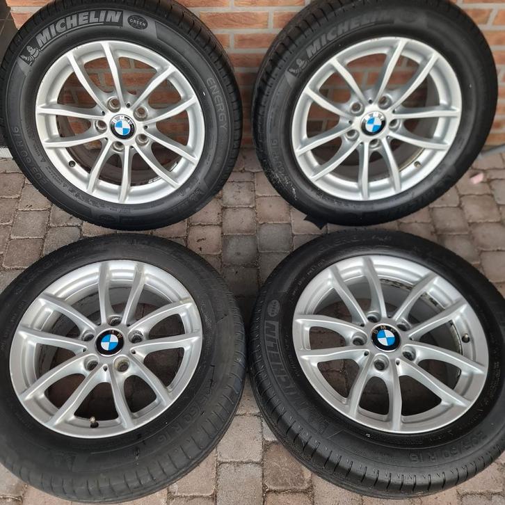 BMW Zomerbanden + velgen 205/60 R16 92W - Style 378 5x120, Auto diversen, Autosport-onderdelen, Gebruikt, Ophalen