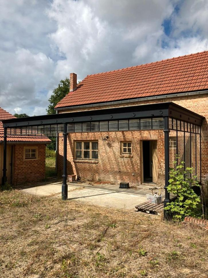 Overkapping in ambachtelijk smeedijzer, Tuin en Terras, Overkappingen, Nieuw, Veranda, Ophalen