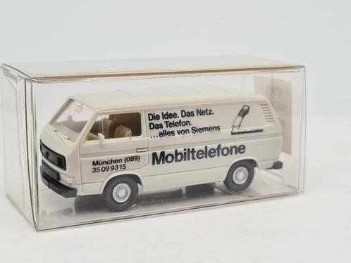 Volkswagen VW T3 Siemens - Wiking 1/87, Hobby & Loisirs créatifs, Voitures miniatures | 1:87, Comme neuf, Voiture, Wiking, Envoi