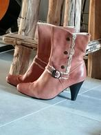 Bruine lederen enkellaarsjes, Kleding | Dames, Schoenen, Ophalen of Verzenden, Nieuw